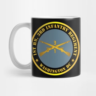 1st Bn 3rd Infantry Regiment - Washington DC w Inf Branch Mug